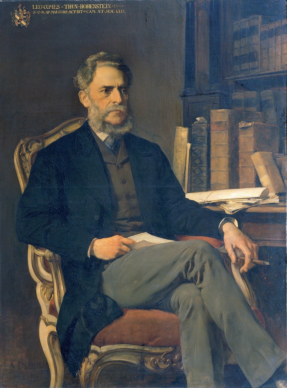 Leo greve Thun-Hohenstein af August Eisenmenger