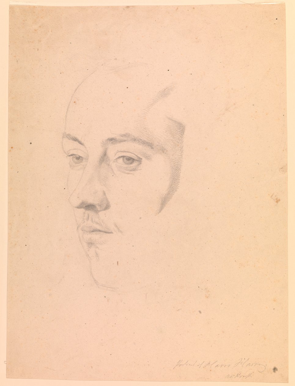 Portrait of Harro Harring af August Krafft