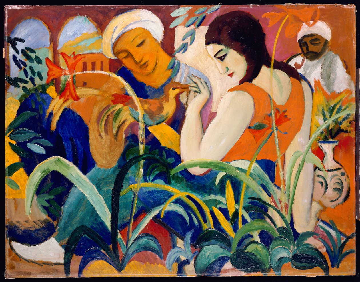 østlige kvinder af August Macke