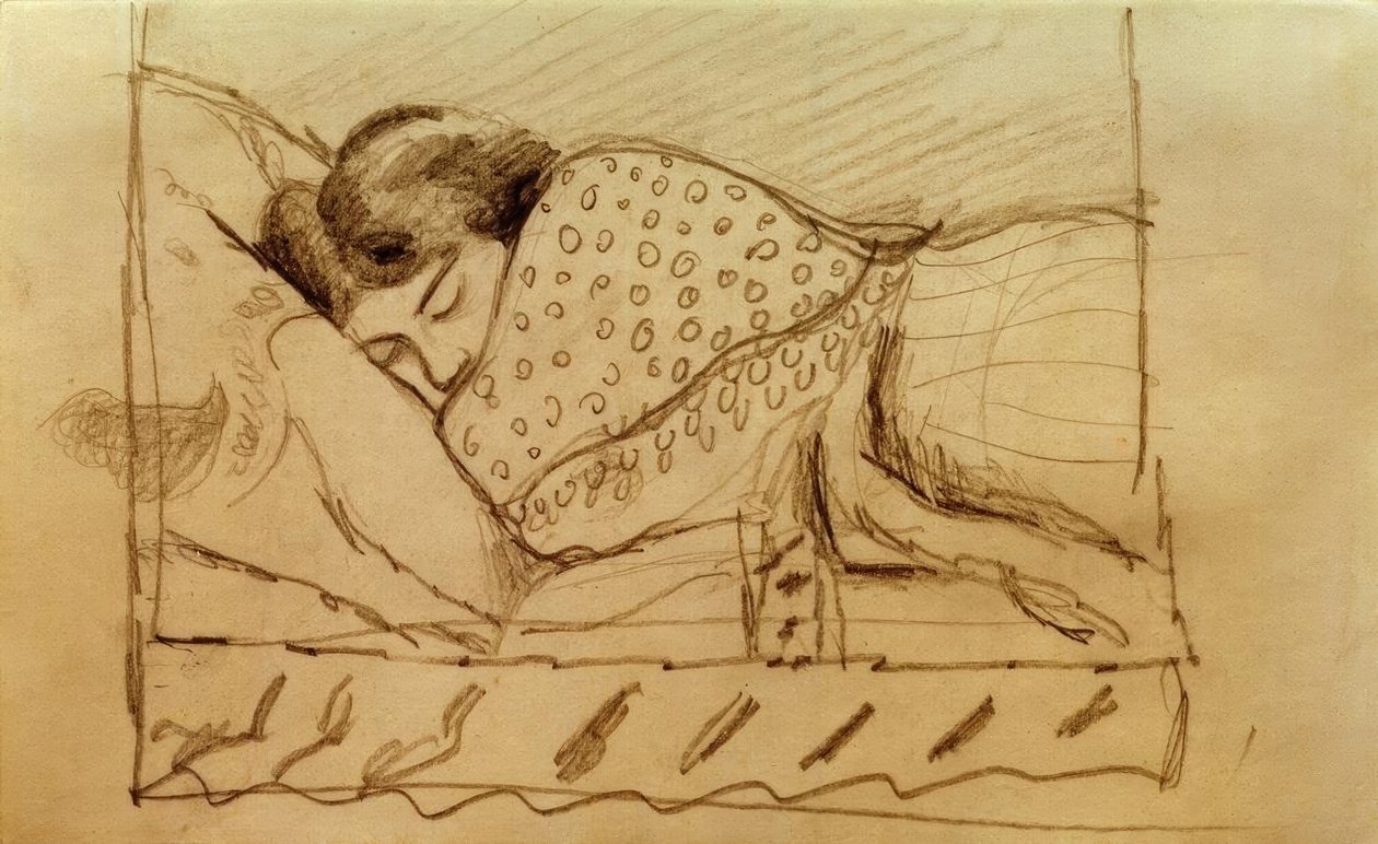 Elisabeth sover af August Macke