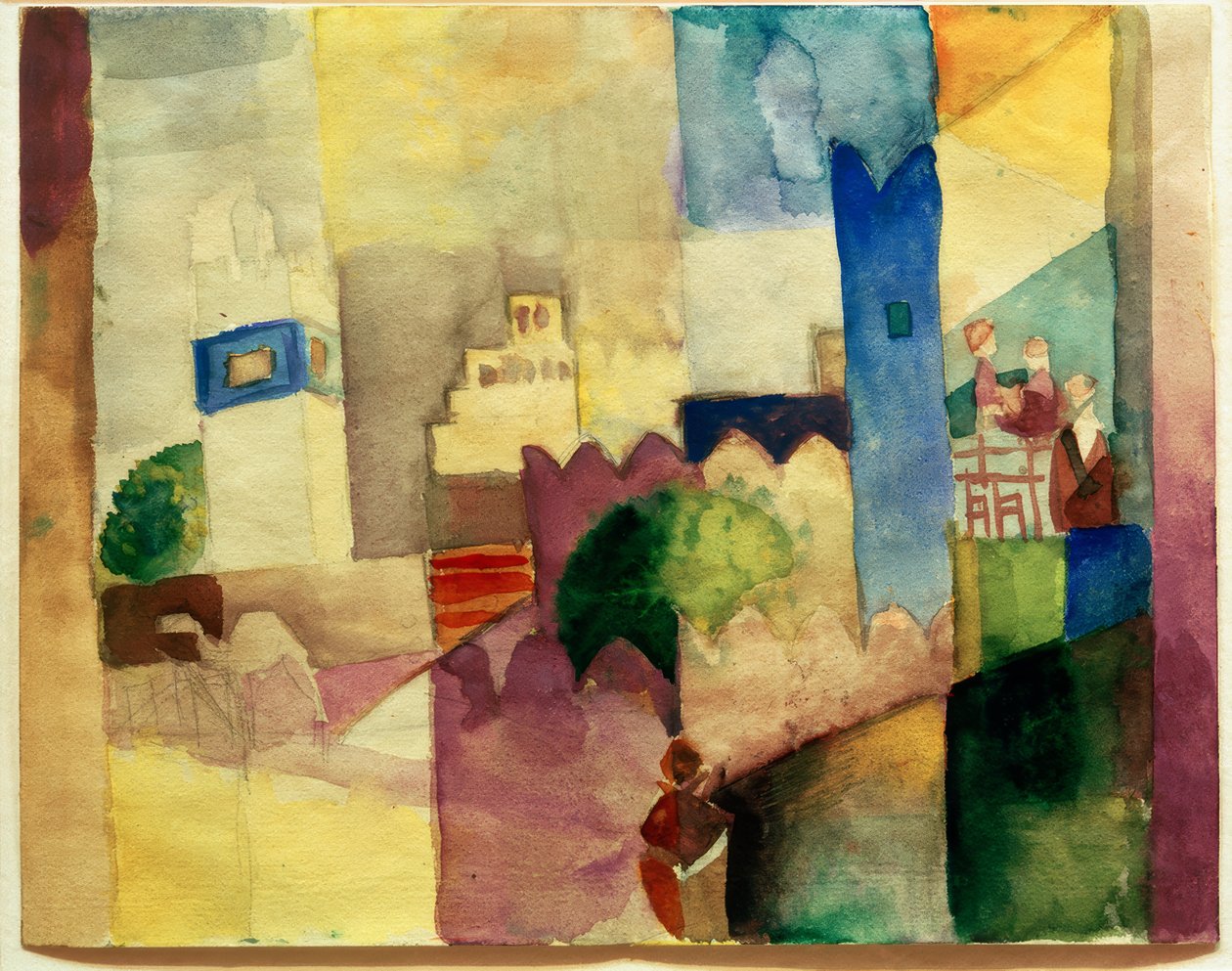 Kairouan III af August Macke
