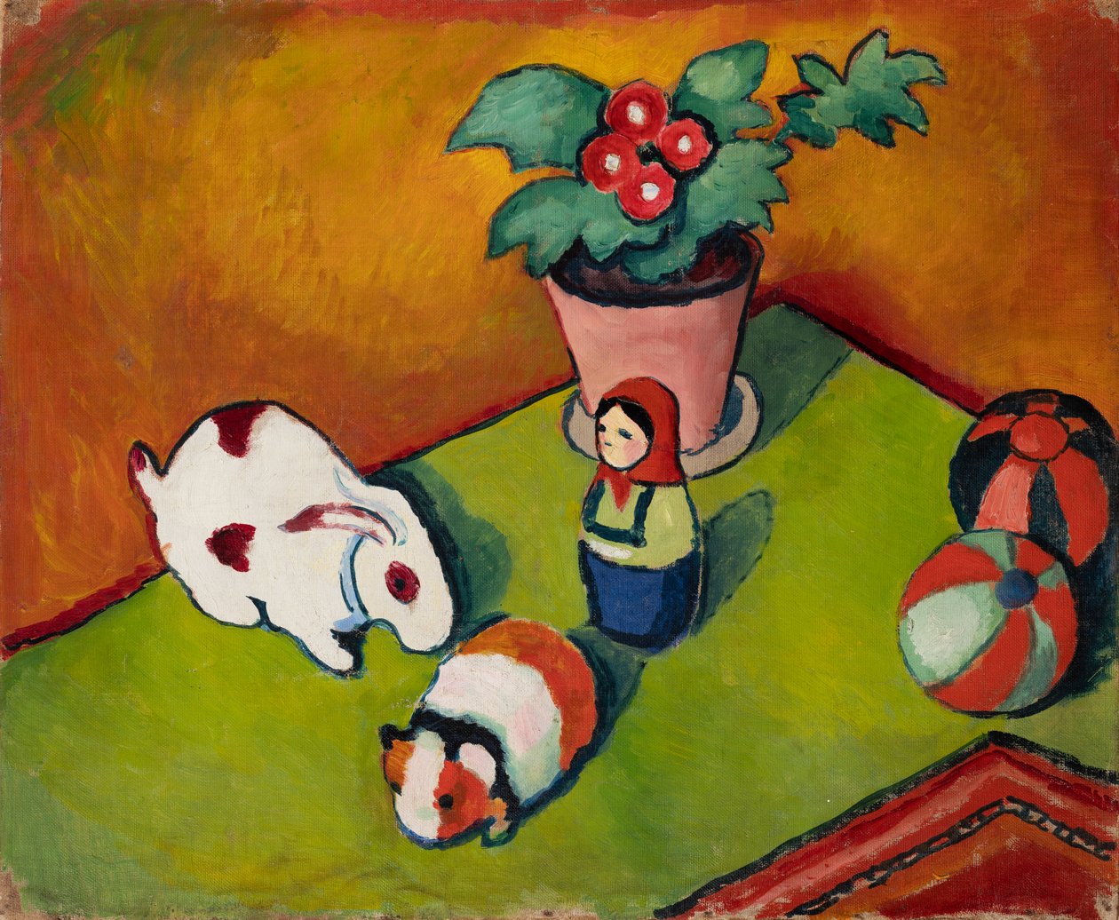 Lille Walters legetøj af August Macke
