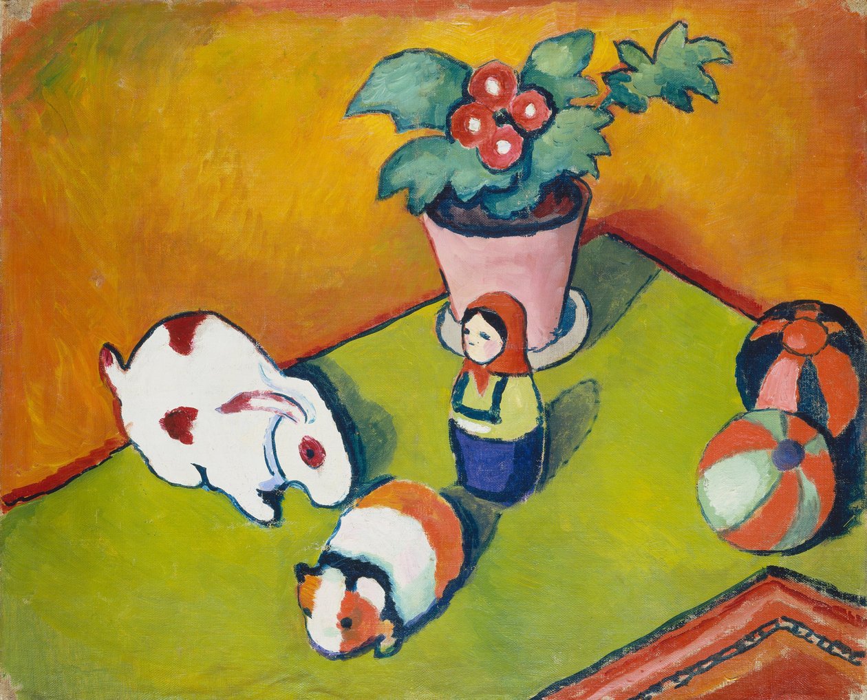 Lille Walters legetøj af August Macke