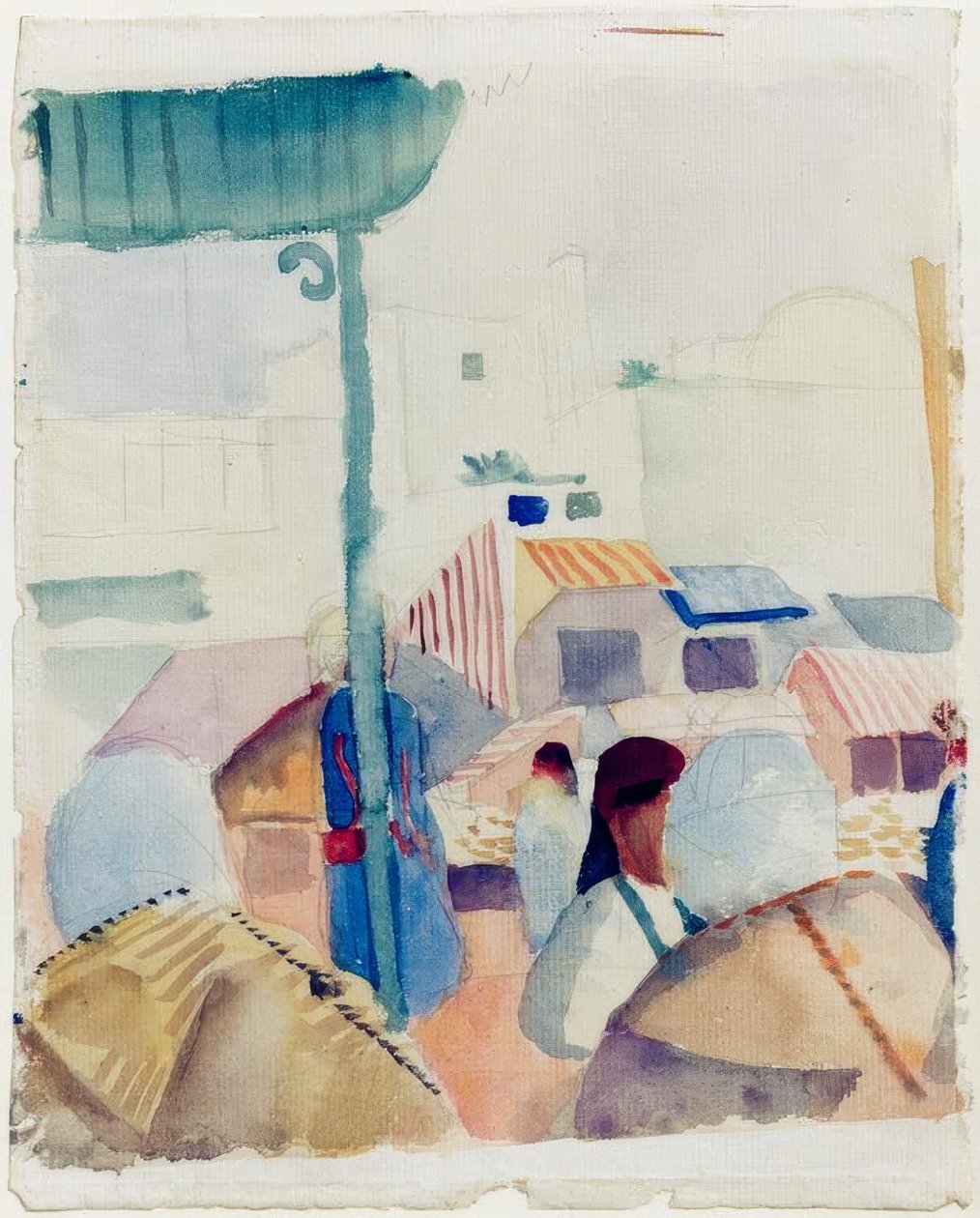 Marked i Tunis II af August Macke