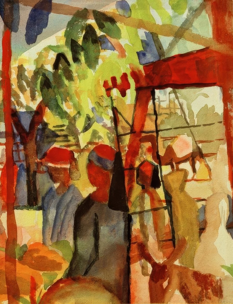 Marktleben af August Macke