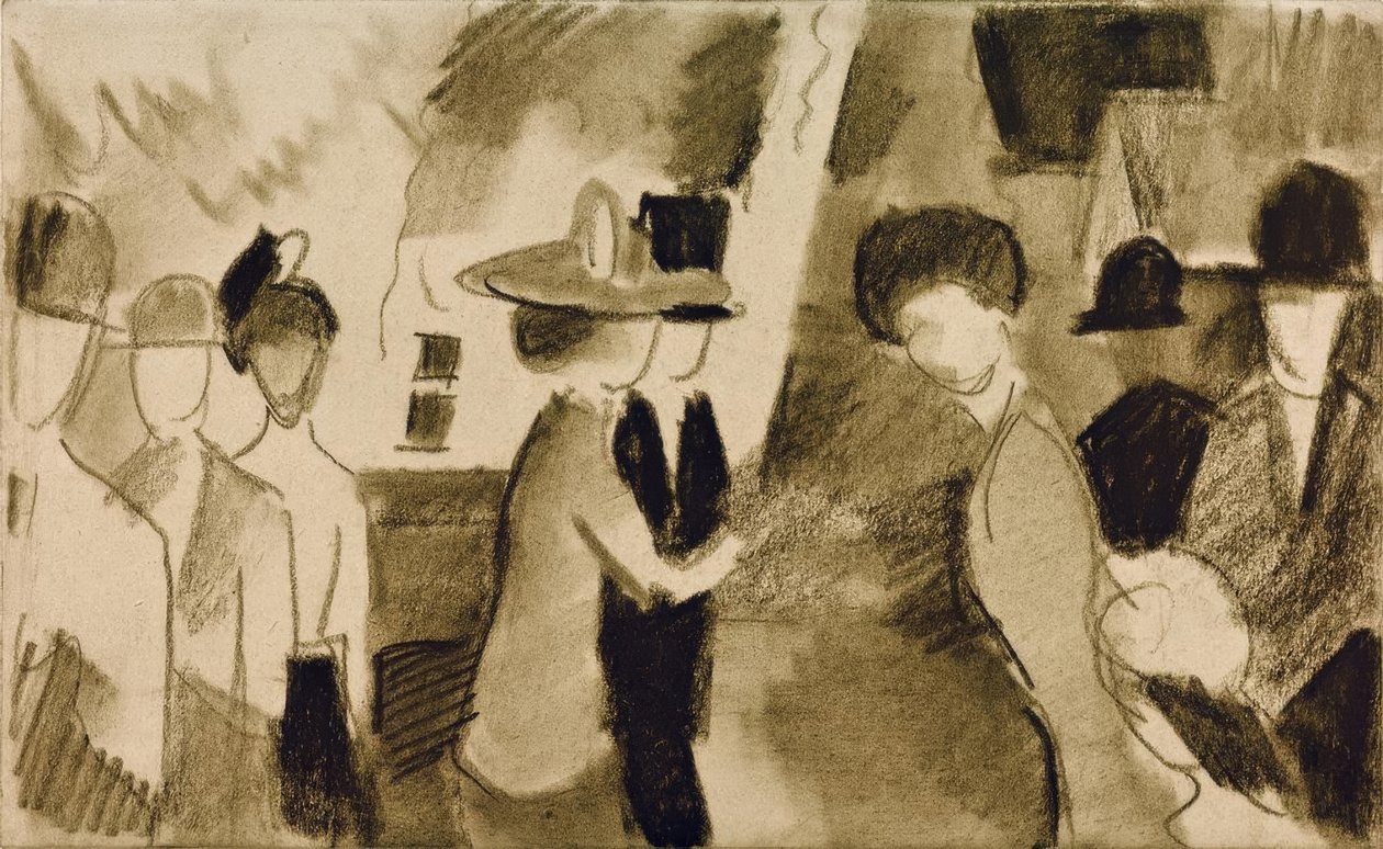 Promenade II af August Macke