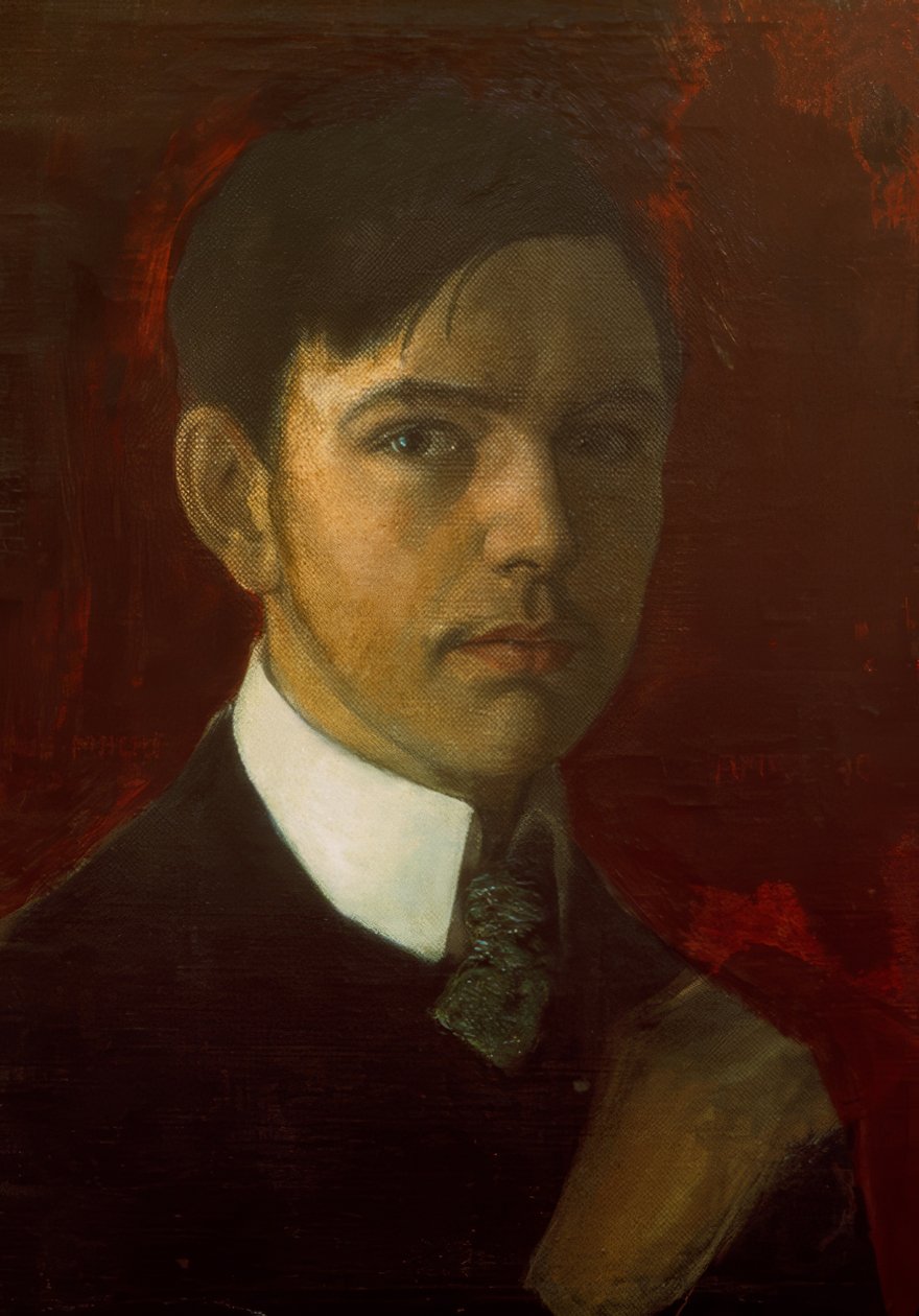 Selvportræt af August Macke