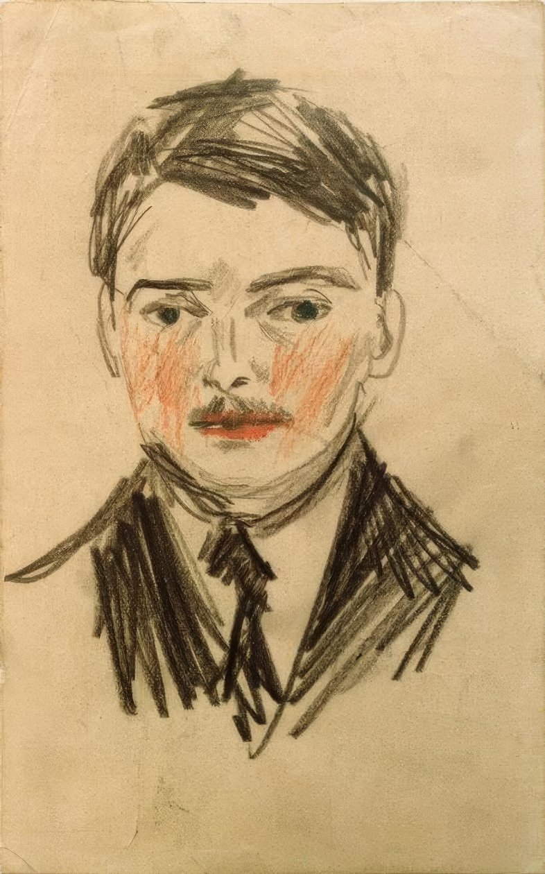 Selvportræt af August Macke