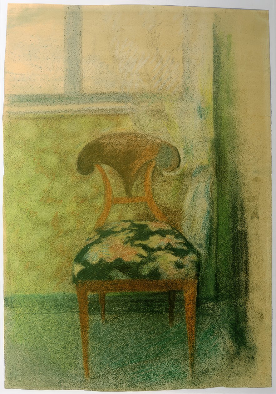 Stol ved vinduet af August Macke