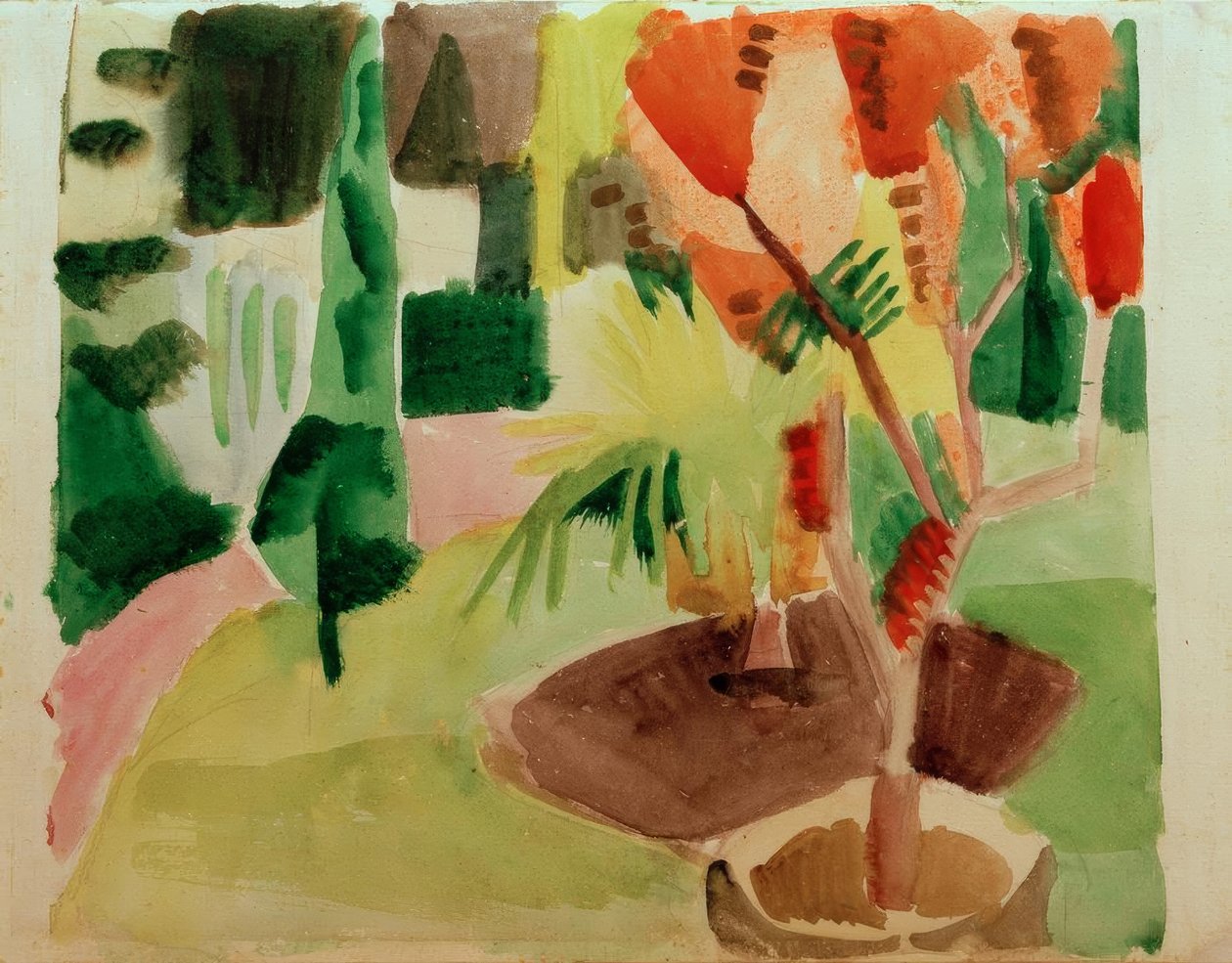 Vores have ved søen 2 af August Macke