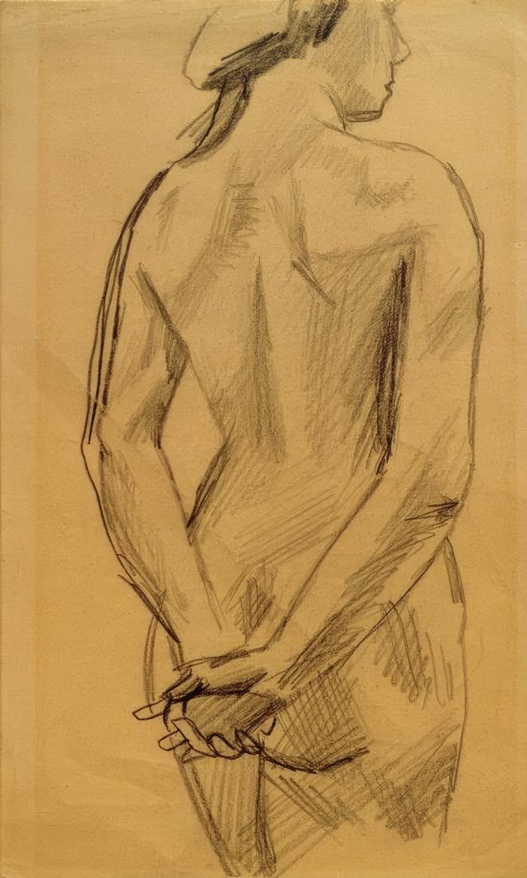 Kvinde nøgen 53 af August Macke