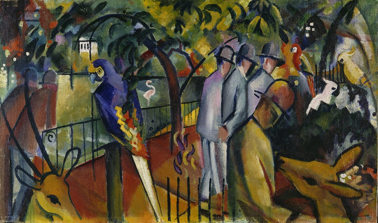 Zoologisk Have I, 1912 af August Macke