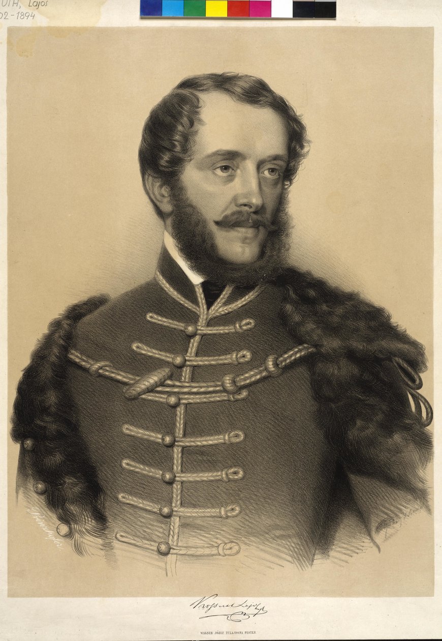 Lajos von Kossuth af August Prinzhofer