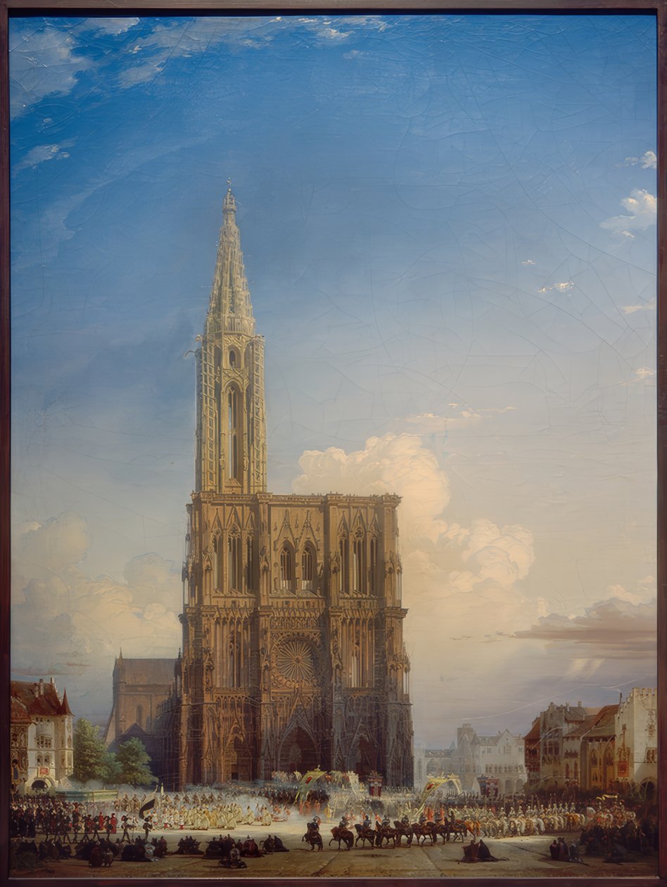 Strasbourg katedral i middelalderen af August von Bayer