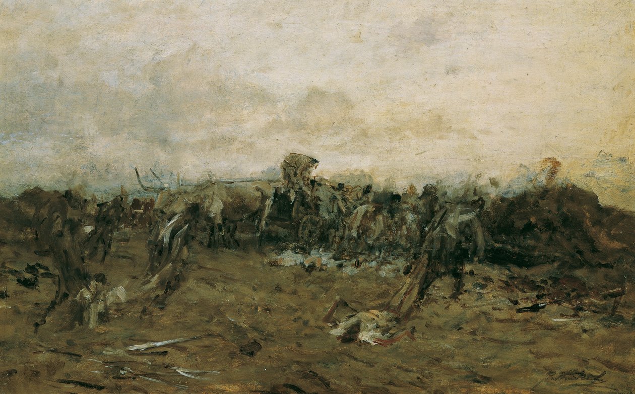 Efter slaget af August von Pettenkofen