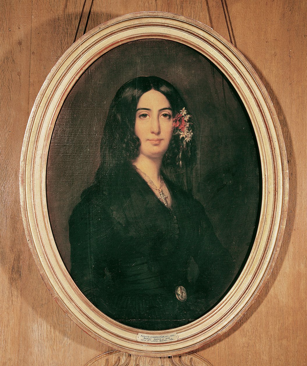 Portræt af George Sand (1804-76) af Auguste Charpentier