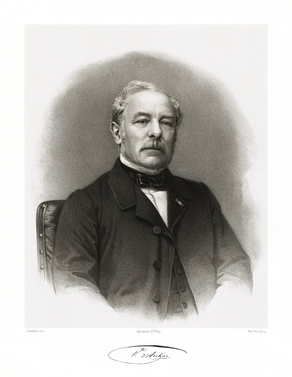 Étienne Jules Adolphe Desmier de Saint-Simon, Vicomte d? Archiac, 1865-66 af Auguste Charpentier