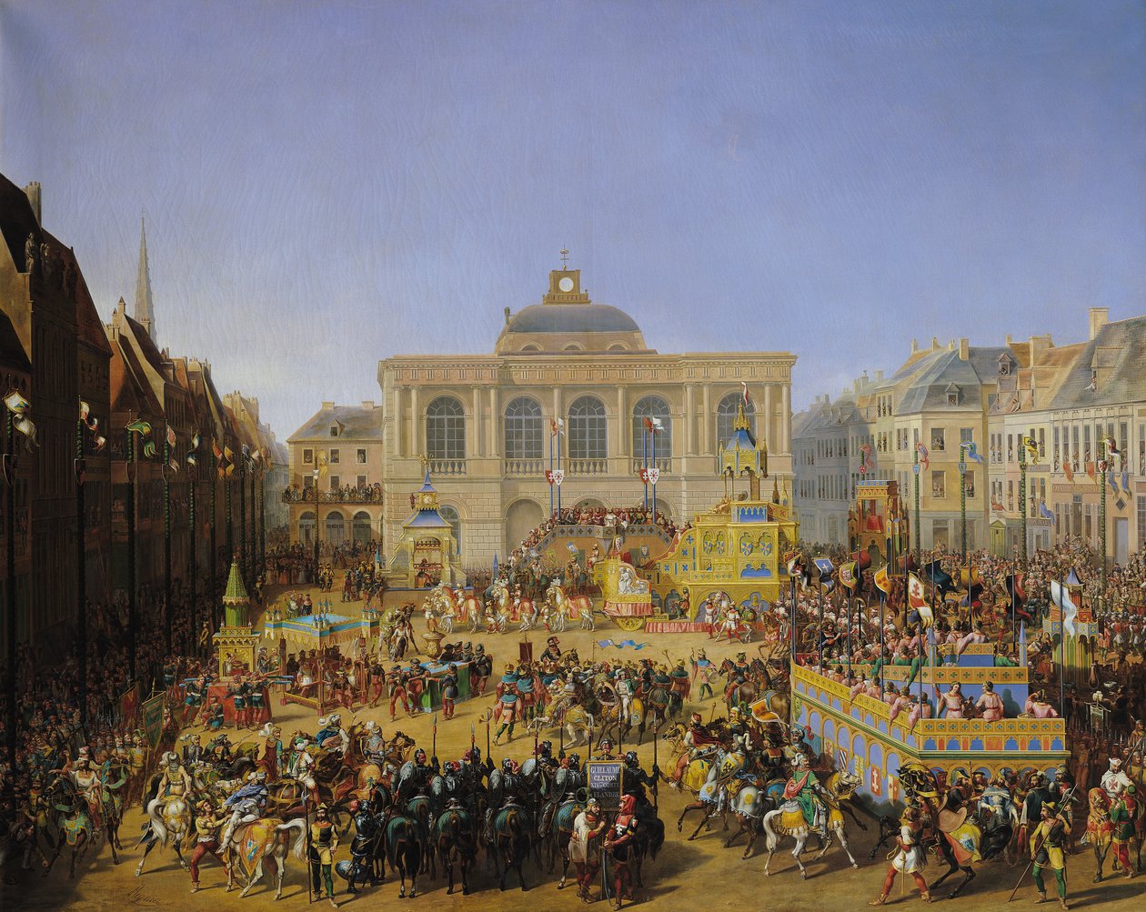 Kermesse i Saint-Omer i 1846 af Auguste Jacques Regnier