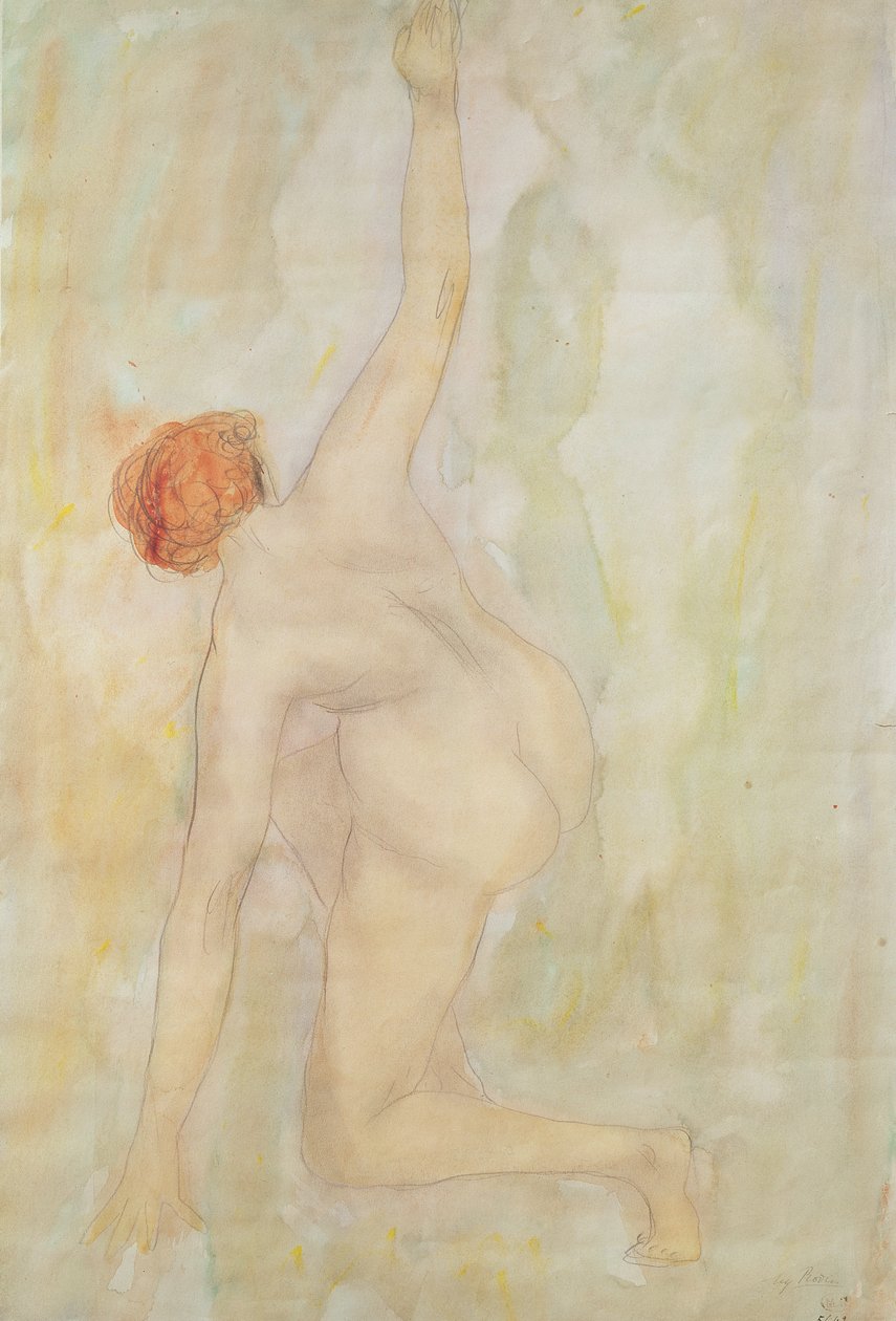 Kvinde nøgen af Auguste Rodin