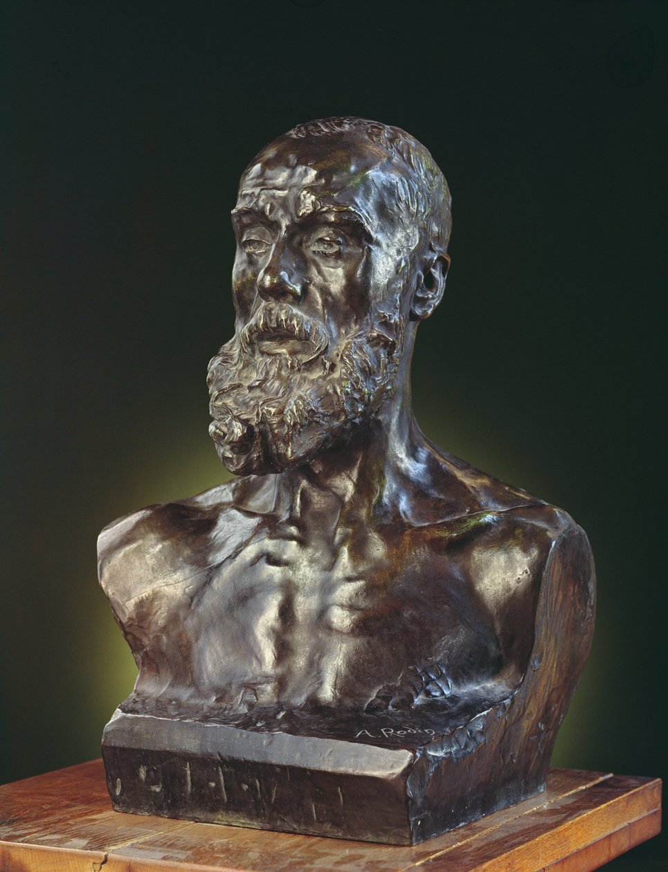 Jean-Paul Laurens, 1881 (bronze) af Auguste Rodin