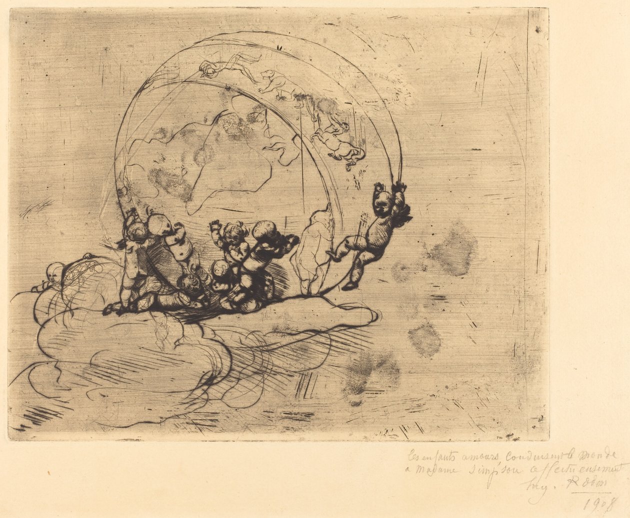 De elsker, der leder verden af Auguste Rodin