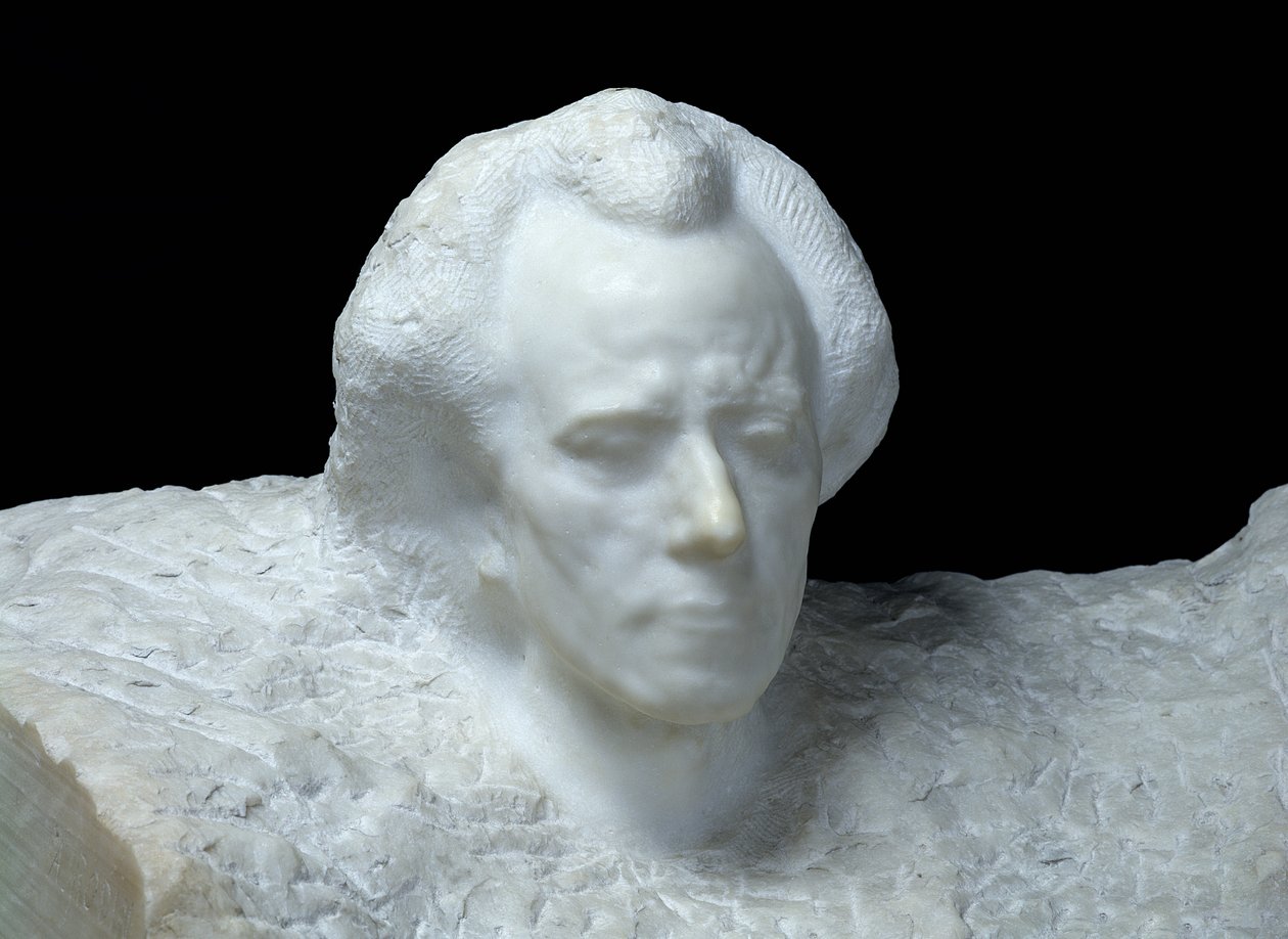Mozart (portræt af Gustav Mahler), 1911 (marmor) af Auguste Rodin
