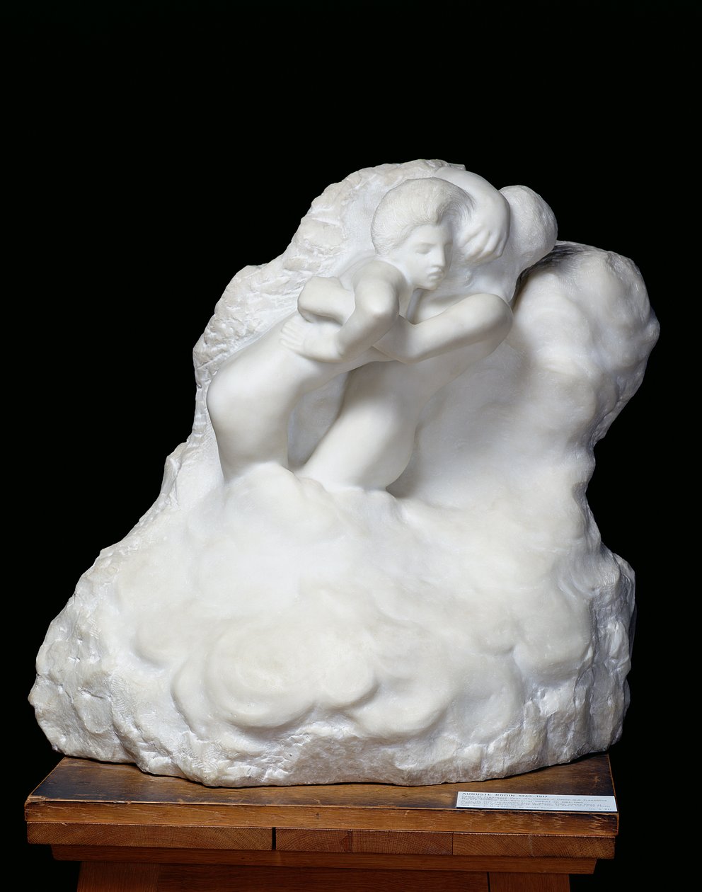 Paolo og Francesca i skyerne, 1904 (marmor) af Auguste Rodin