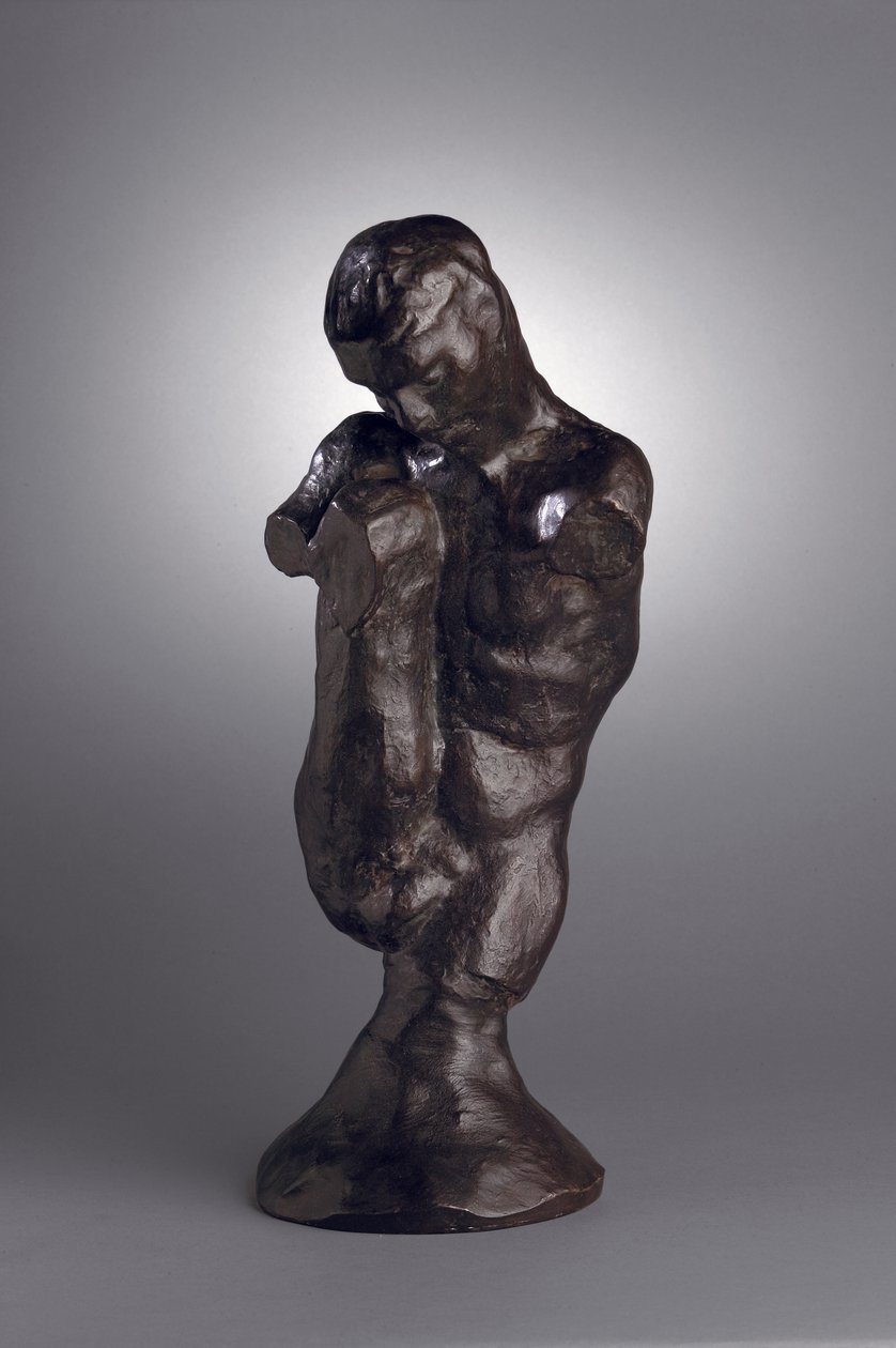 Studie for Polyphemus, 1880 (støbt 1970) (bronze) af Auguste Rodin