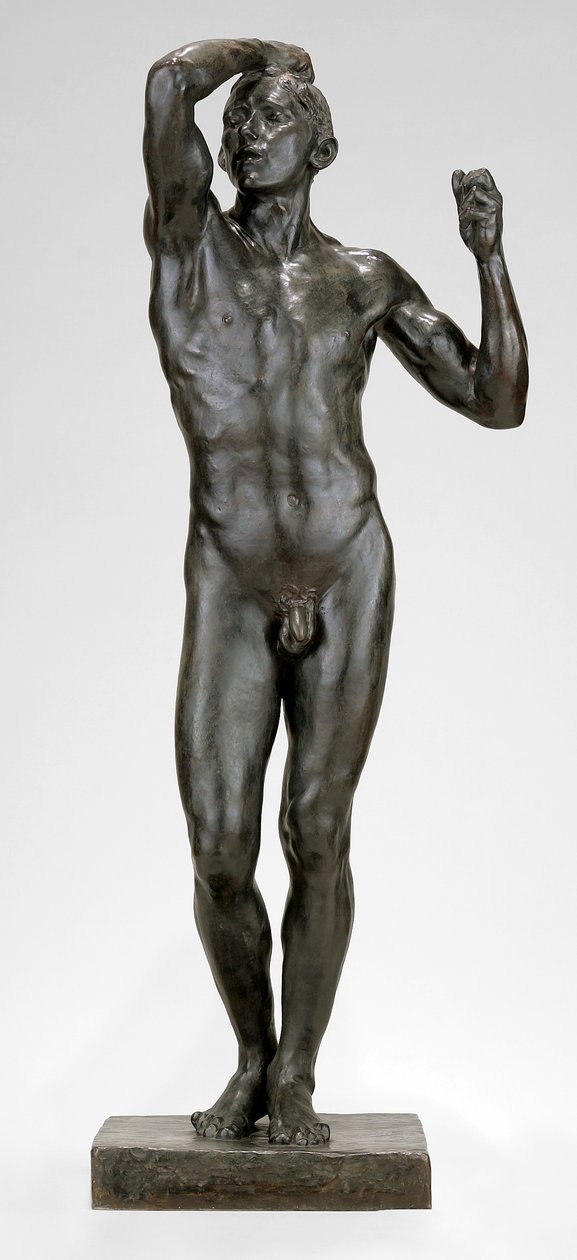 Bronzealderen, 1876-77 (bronze) af Auguste Rodin