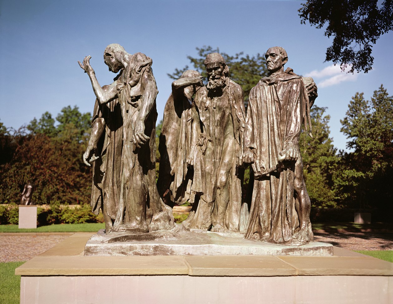 Borgerne i Calais (bronze) af Auguste Rodin