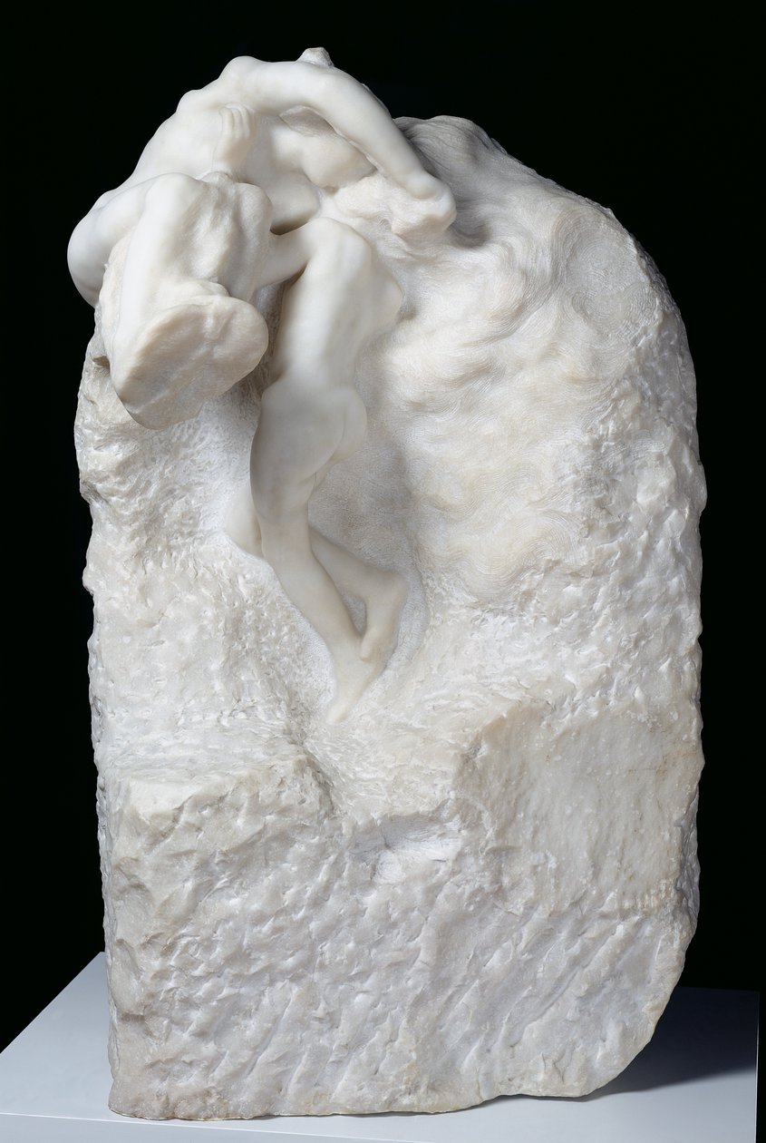 Jorden og månen, 1899 (marmor) af Auguste Rodin