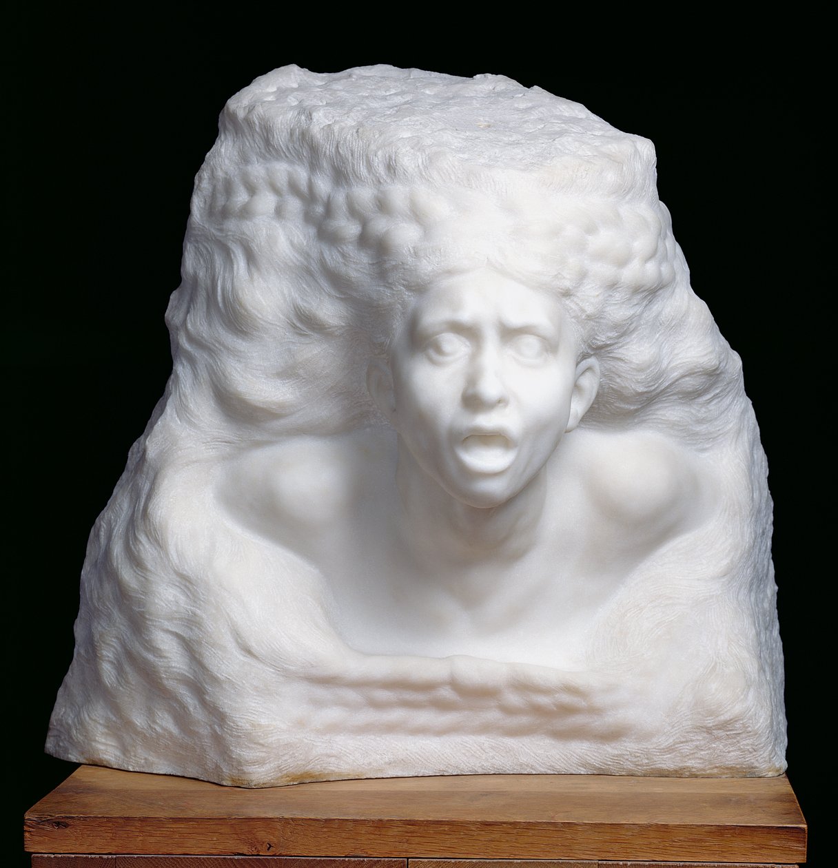 Stormen, 1886-1901 (marmor) af Auguste Rodin