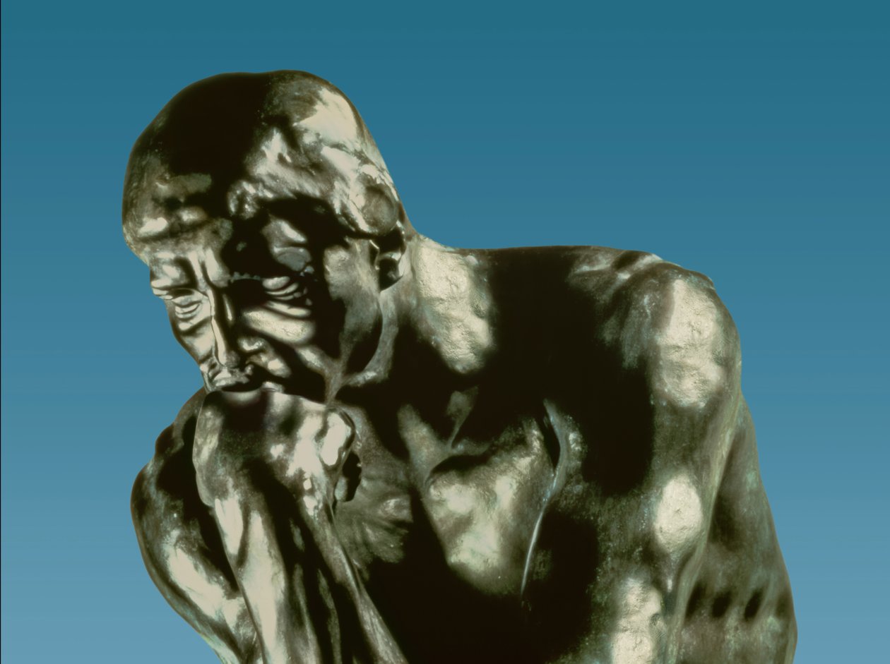 Tænkeren, 1881 (bronze) (detaljer) af Auguste Rodin