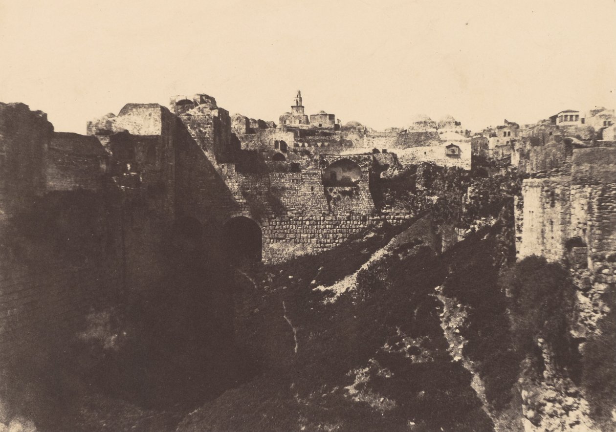 Jerusalem. Indhegning af templet. Probatisk pulje 1 af Auguste Salzmann