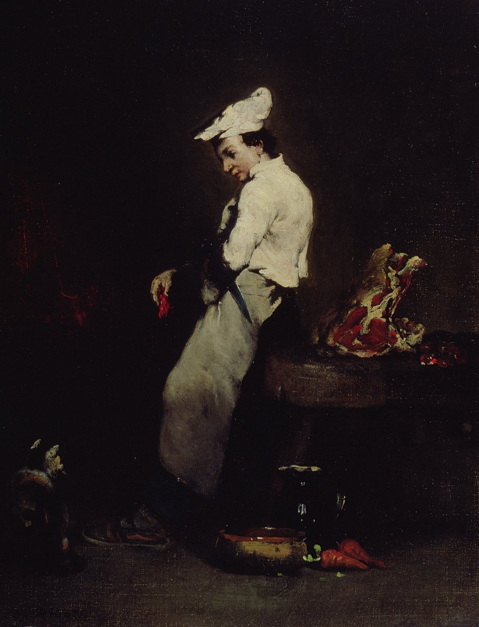 Den unge kok af Auguste Theodule Ribot