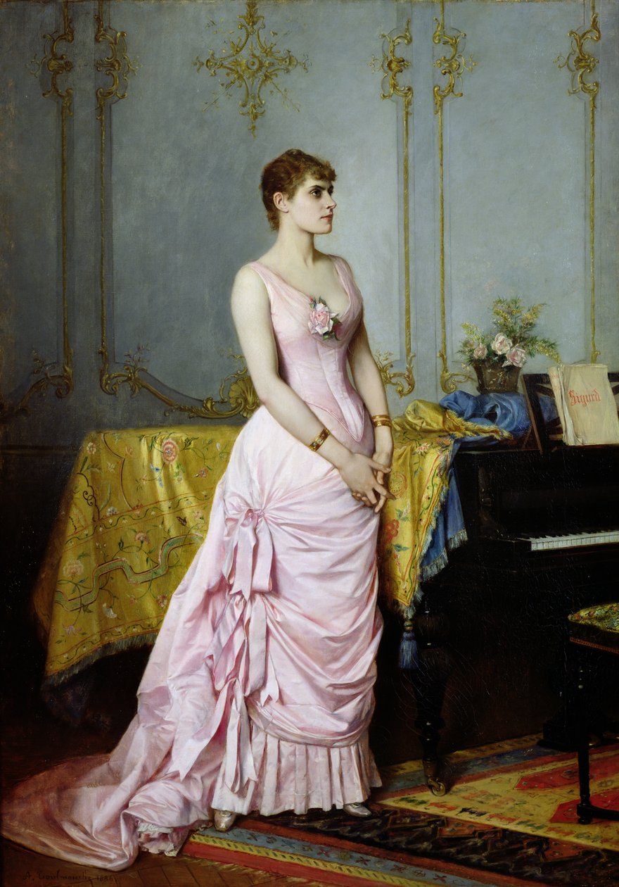 Portræt af Rose Caron (1857-1930) 1886 af Auguste Toulmouche