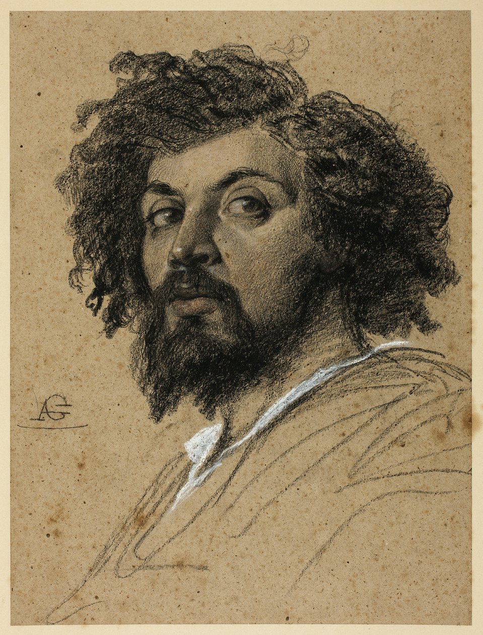 Selvportræt af Auguste Barthelemy Glaize