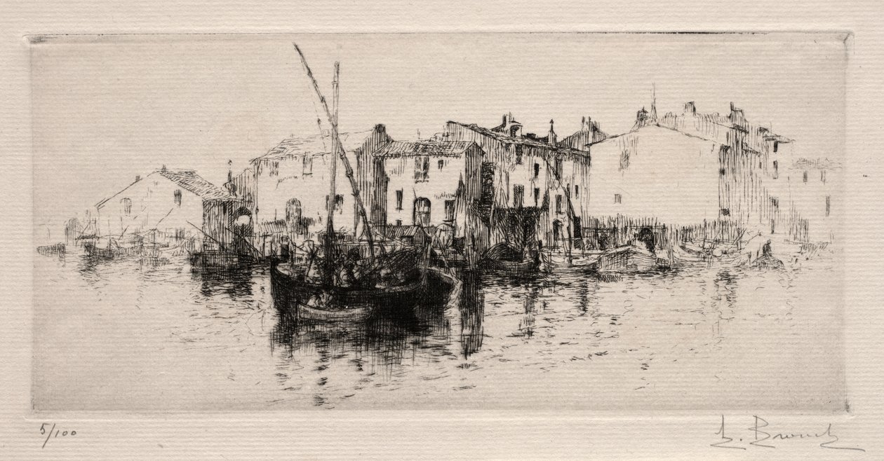 Martigues af Auguste Brouet