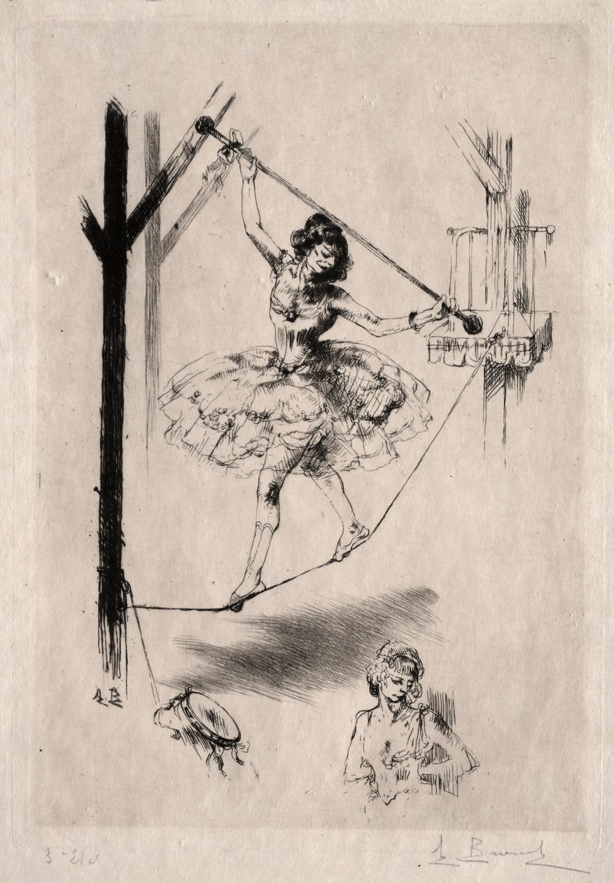 Tightrope Dancer af Auguste Brouet
