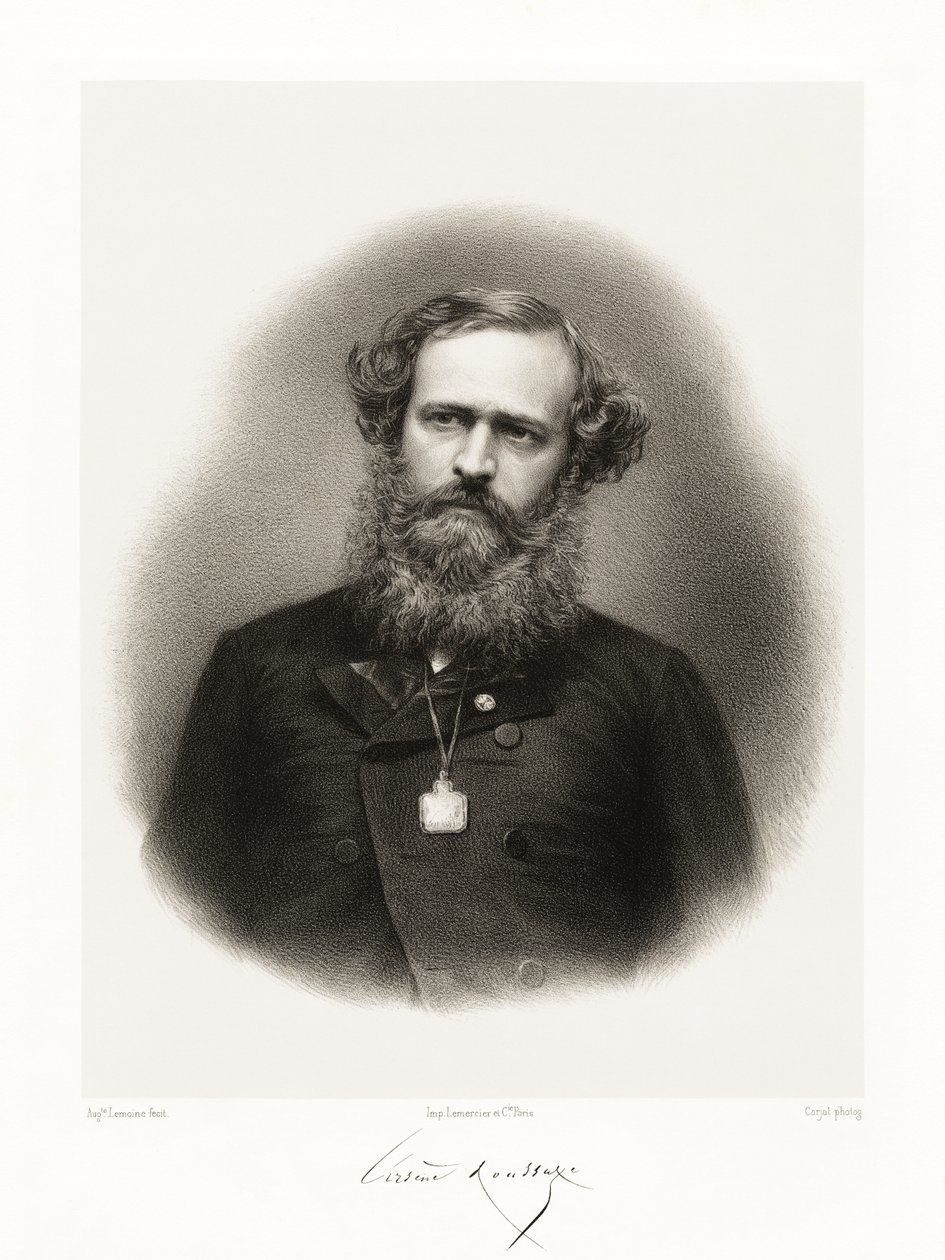 Arsène Houssaye, 1865-66 af Auguste Charles Lemoine