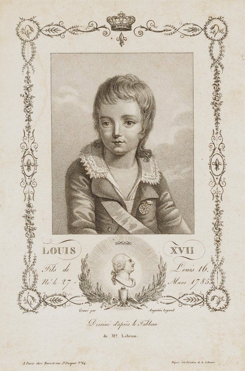 Ludvig XVII af Auguste Claude Simon Legrand