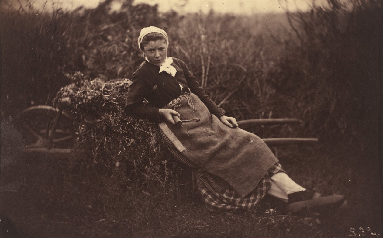 Bonde, ca. 1870. af Auguste Giraudon