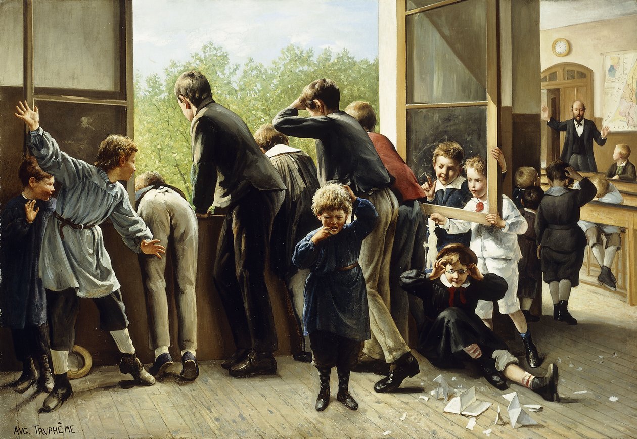 Klassespøgerne, af Auguste Joseph Trupheme