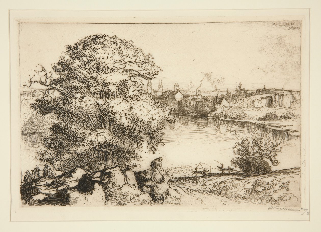 Angers, den af Auguste Lepere