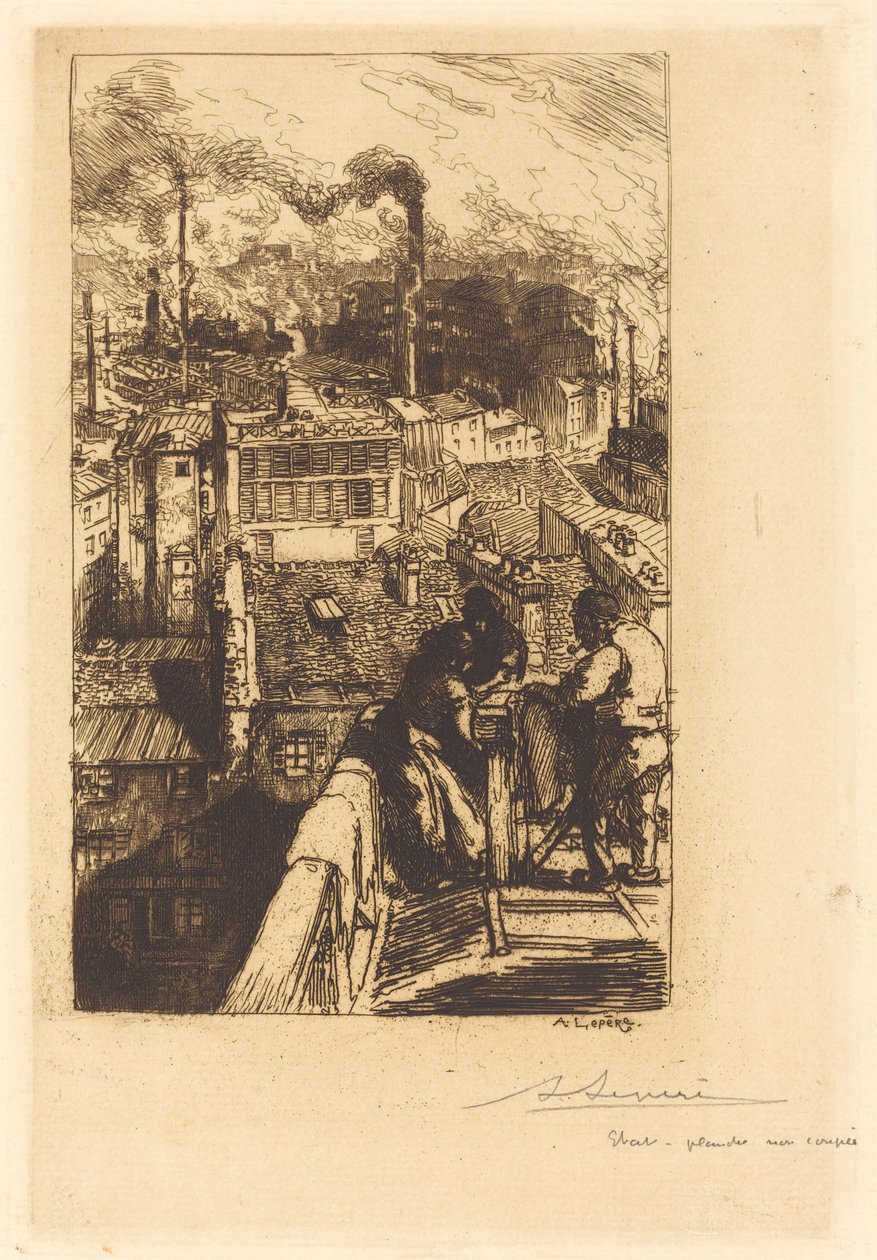 Gobelins kvarter af Auguste Lepere