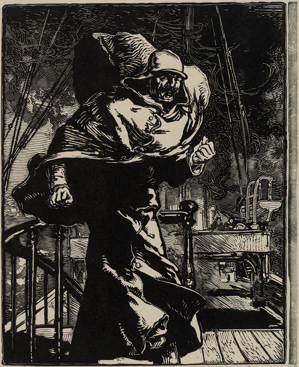 Kejser William vred af Auguste Lepere