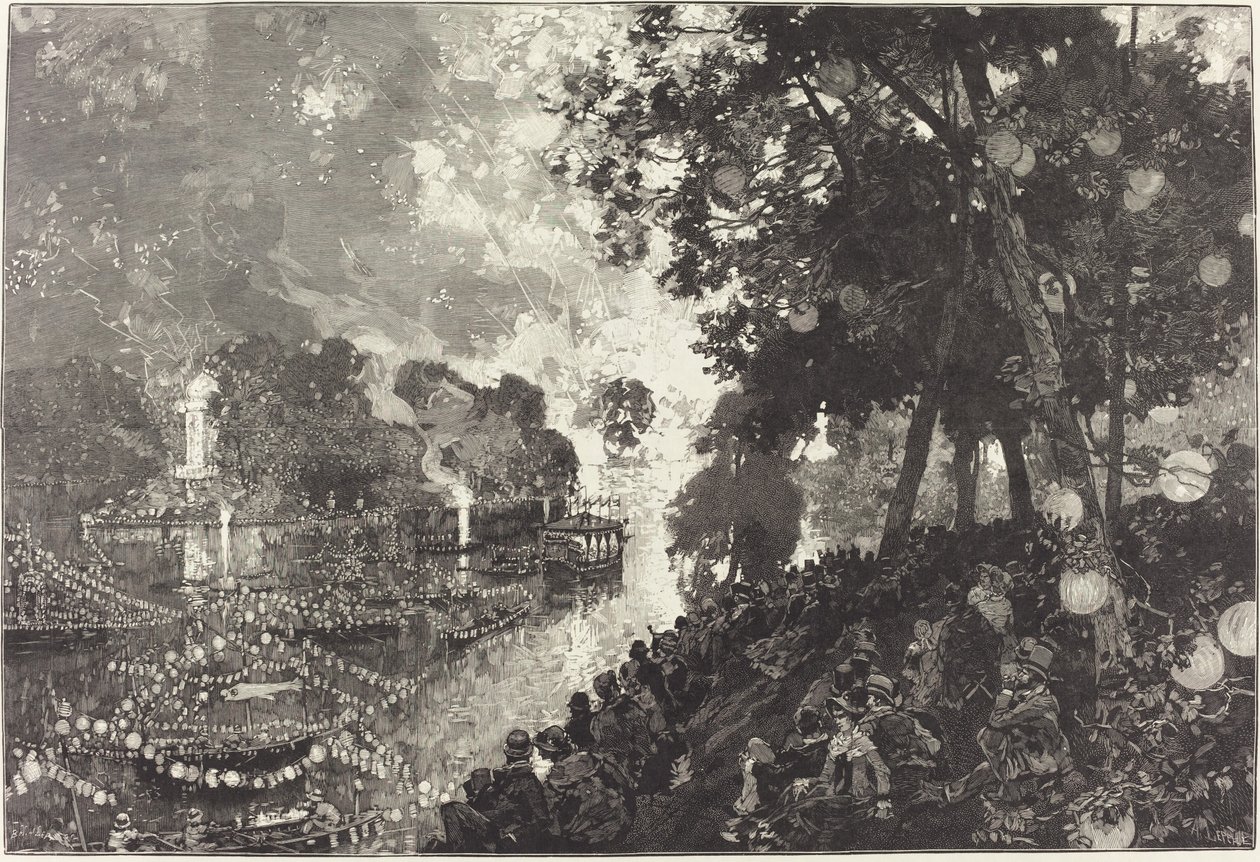 Sne i Paris af Auguste Lepere