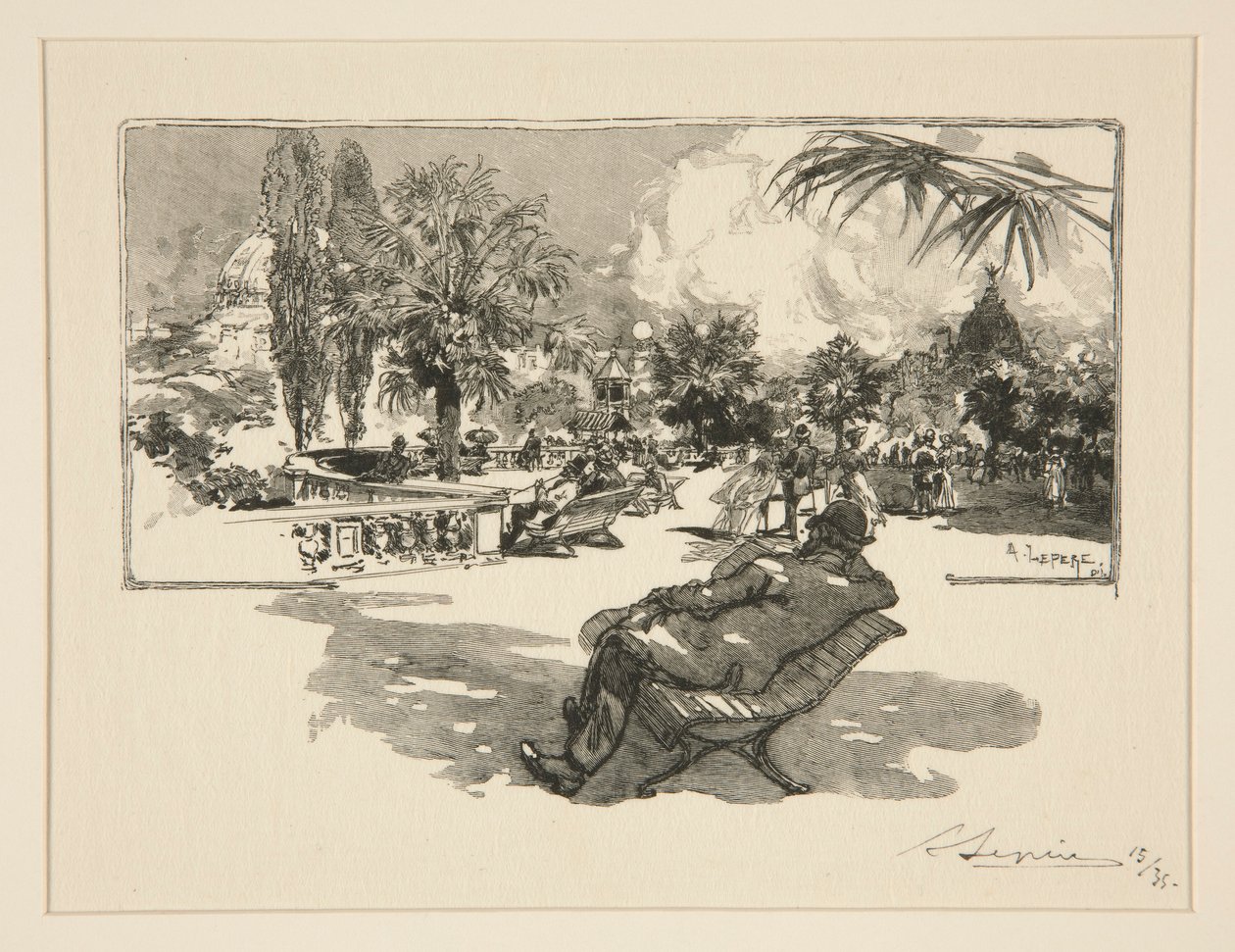 Liberal Arts terrasse af Auguste Lepere
