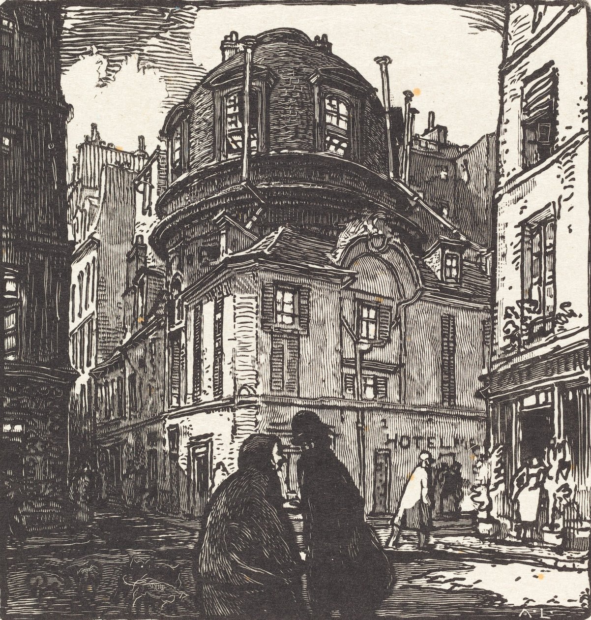 Det gamle lægeakademi, udgivet 1901. af Auguste Lepere