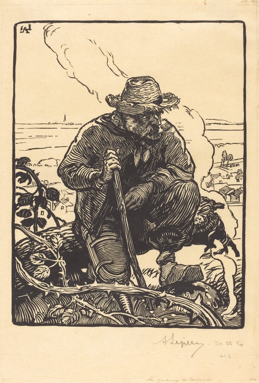 Landskabets tigger af Auguste Lepere